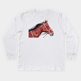 Horse Kids Long Sleeve T-Shirt